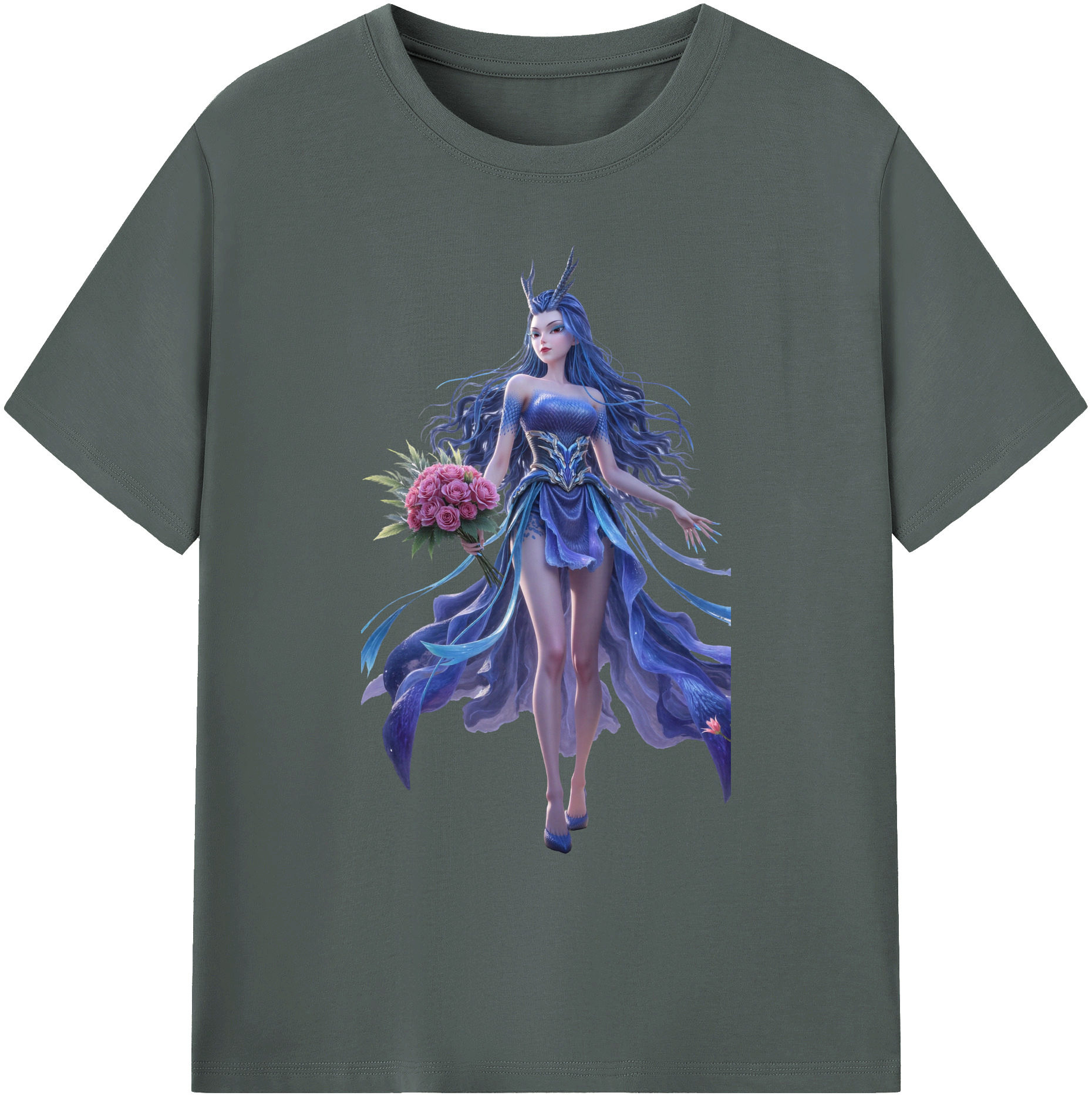 （画像用） Ne Zha 2 ナタ 魔童の大暴れ 綿100％ メンズ半袖Tシャツ｜肌触りやわらか＆通気性